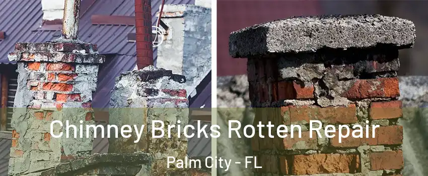  Chimney Bricks Rotten Repair Palm City - FL