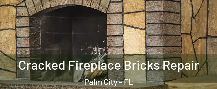  Cracked Fireplace Bricks Repair Palm City - FL