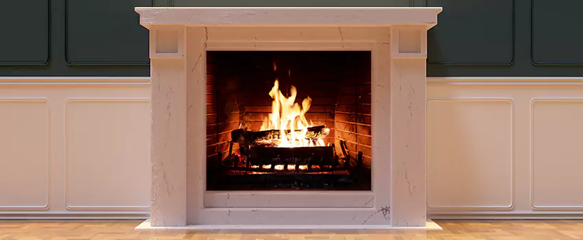Decorative Electric Fireplace Installation in Palm City, Florida