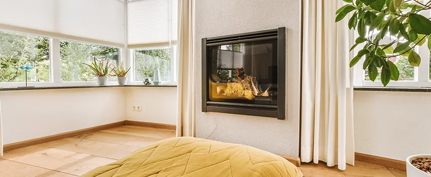 Residential Fireplace Ceramic Glass Installation in Palm City, FL