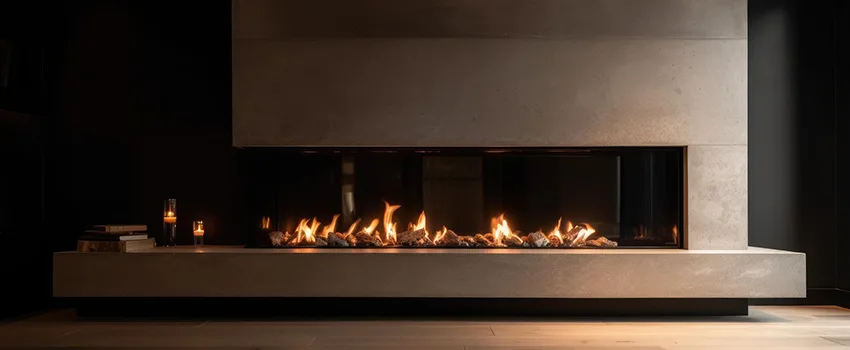 Gas Fireplace Ember Bed Design Services in Palm City, Florida
