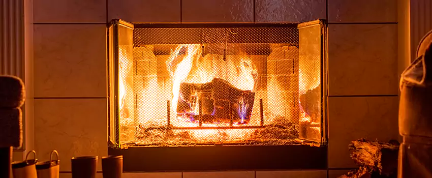 Mendota Hearth Landscape Fireplace Installation in Palm City, Florida