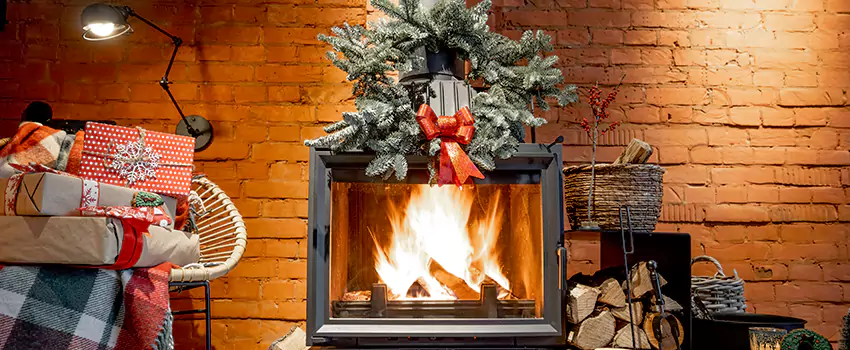 Travis Industries Linear Gas Fireplace Installation in Palm City, Florida