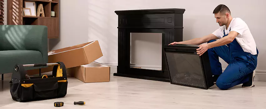 Old Rusted Metal Fireplace Repair And Replacement in Palm City, FL